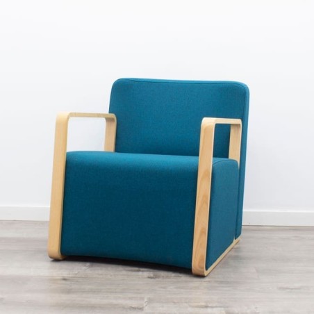 Sillones de espera sin patas en varios colores