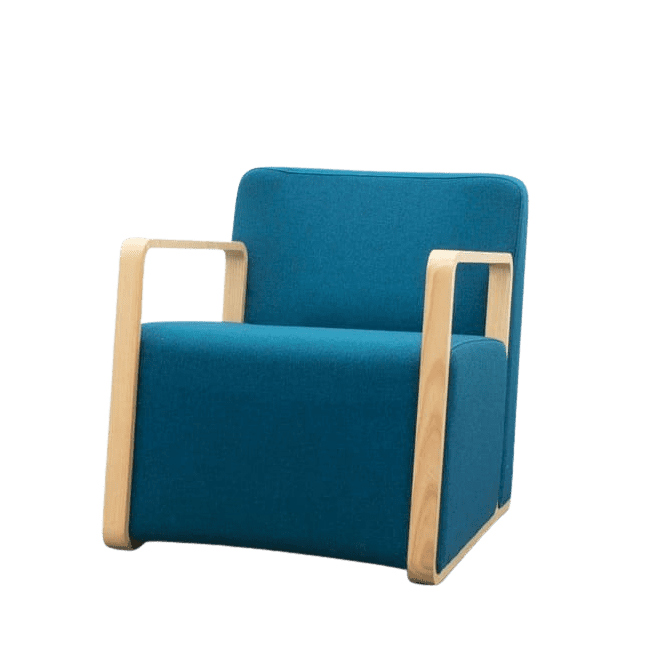 Sillones de espera sin patas en varios colores
