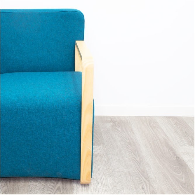 Sillones de espera sin patas en varios colores