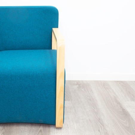 Sillones de espera sin patas en varios colores