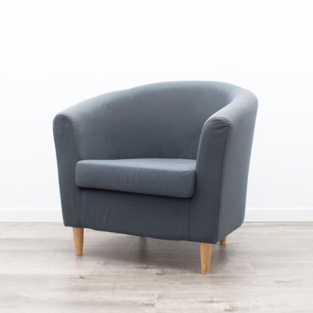 Sillón de espera gris
