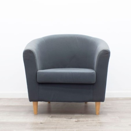 Sillón de espera gris