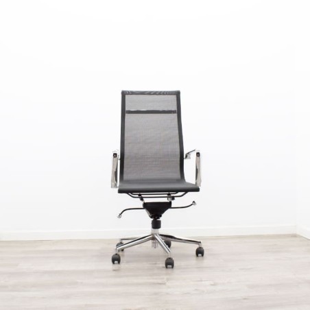 Silla de dirección estructura cromada