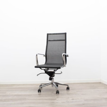 Silla de dirección estructura cromada